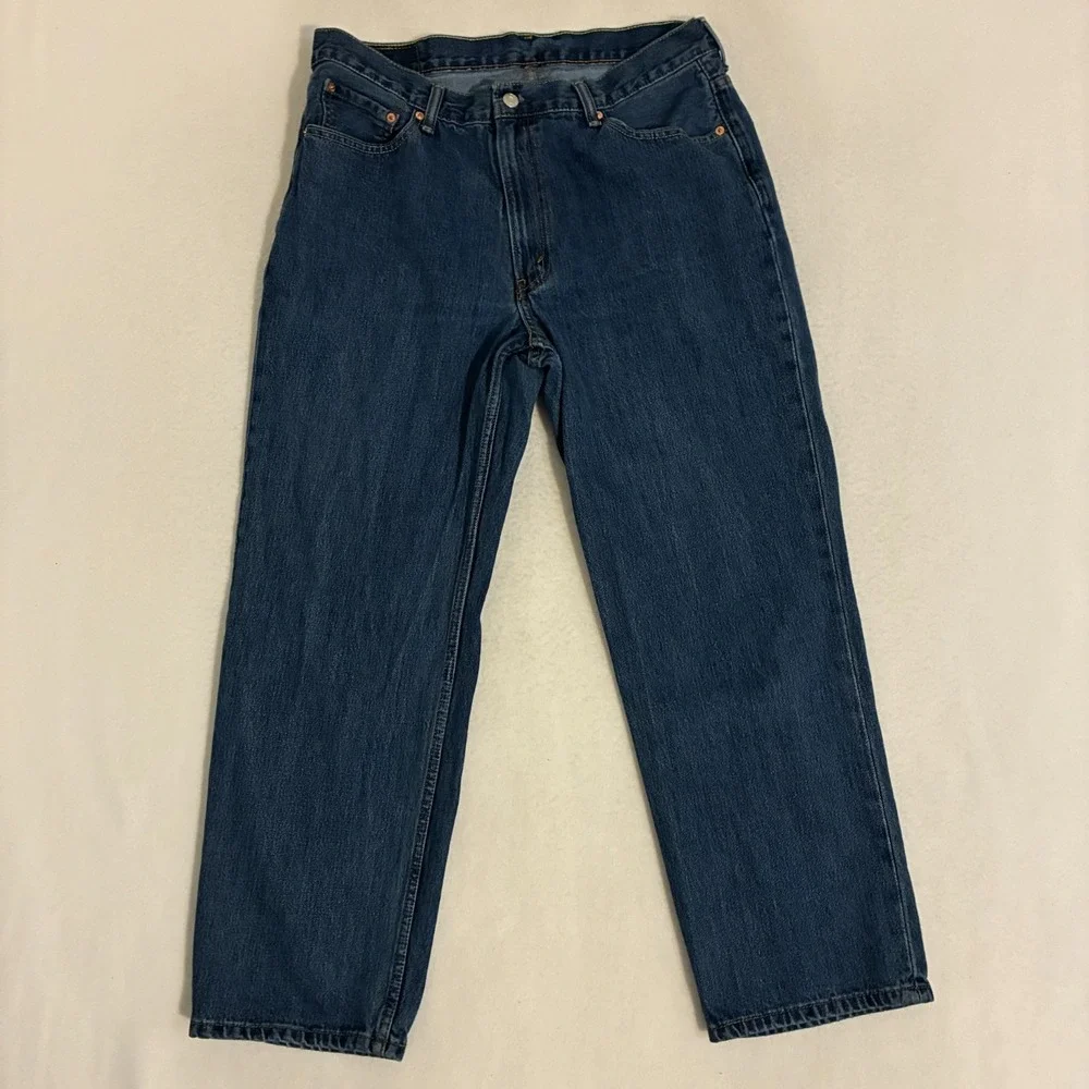 Levis‎ 550 Jeans Mens 36x30 (Fits 36x29) Relaxed Fit Dark Wash Denim Work Pants